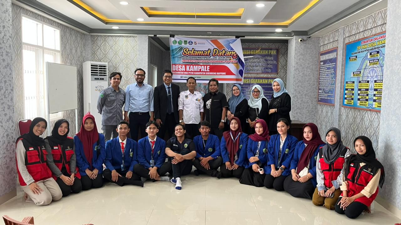 Mahasiswa KKN Tematik Universitas Ichsan Sidenreng Rappang Siap Majukan Desa Kampale