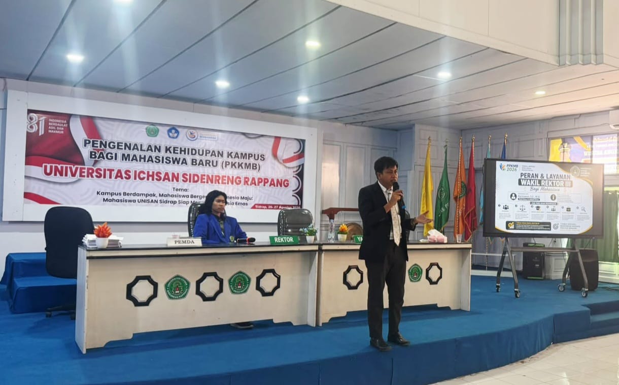 Bukan Cuma Kejar IPK! Kurniawan Dorong Mahasiswa Baru UNISAN Sidrap Aktif, Kreatif, dan Berdaya untuk Indonesia