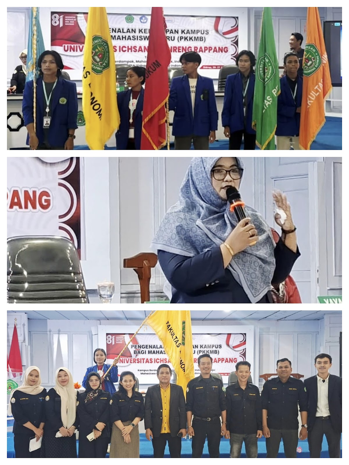 Rektor UNISAN Sidrap Serahkan Mahasiswa Baru ke Fakultas, Awal Perjalanan Menuju Insan Akademik Unggul