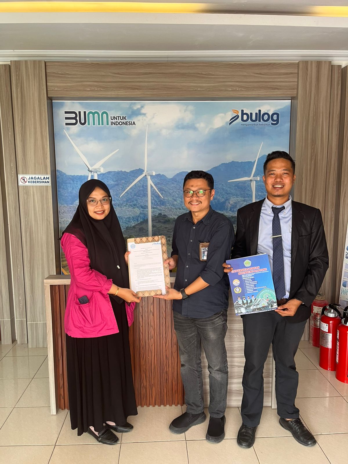 UNISAN Sidrap Jalin Kerja Sama dengan BULOG Sidrap, Perkuat Tridarma dan Ketahanan Pangan Daerah