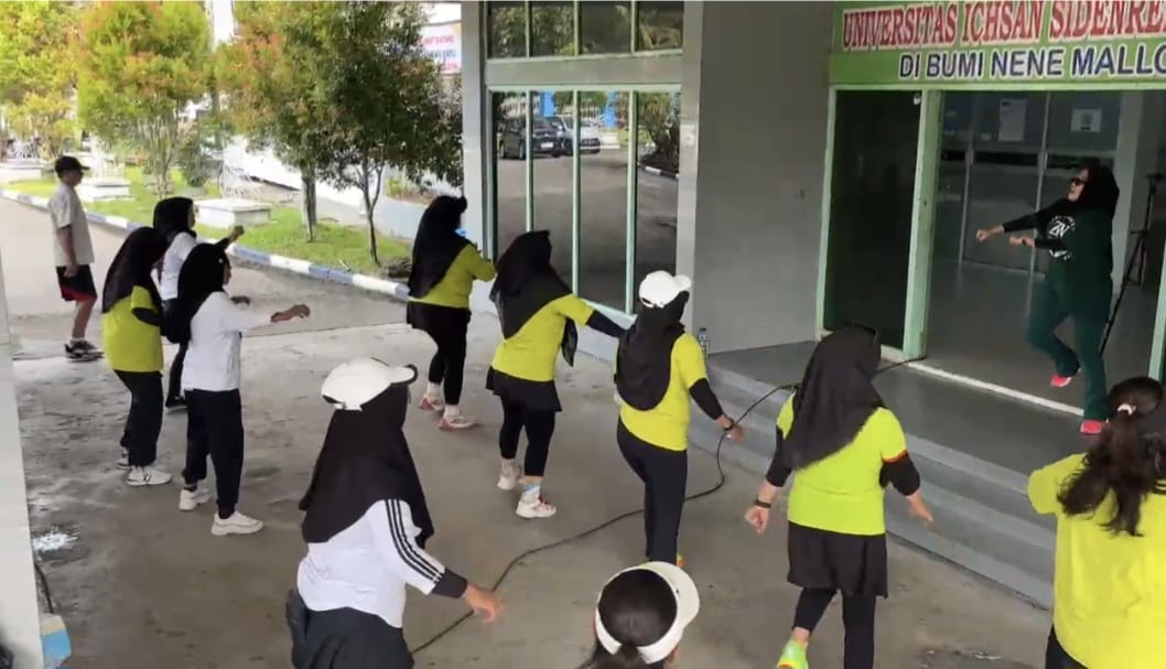 Unisan Sidrap Luncurkan Senam Ceria Ciptakan Kampus Sehat dan Semangat Kebersamaan